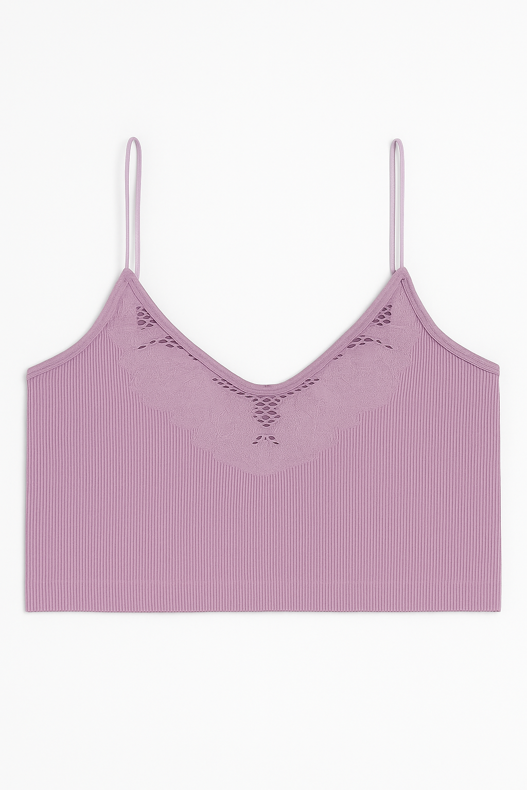 SEAMLESS LACE CAMI LTBLUE 442 M