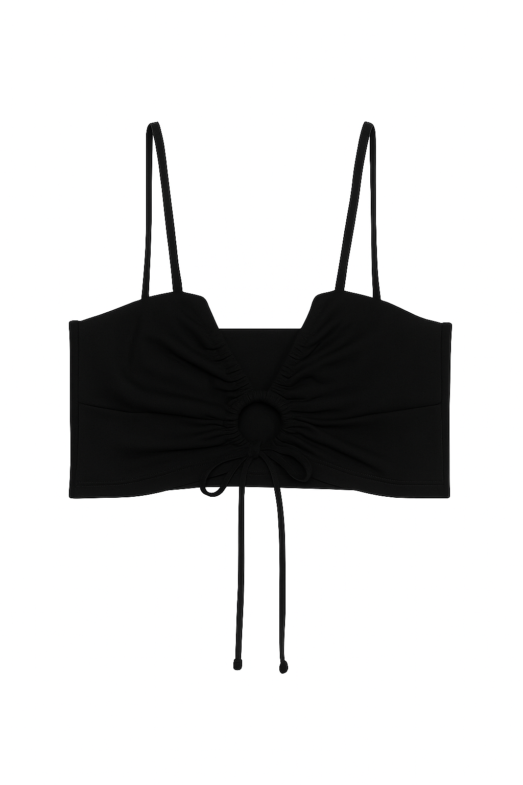 Y2K CUTOUT TINY TOP BLACK 7 S