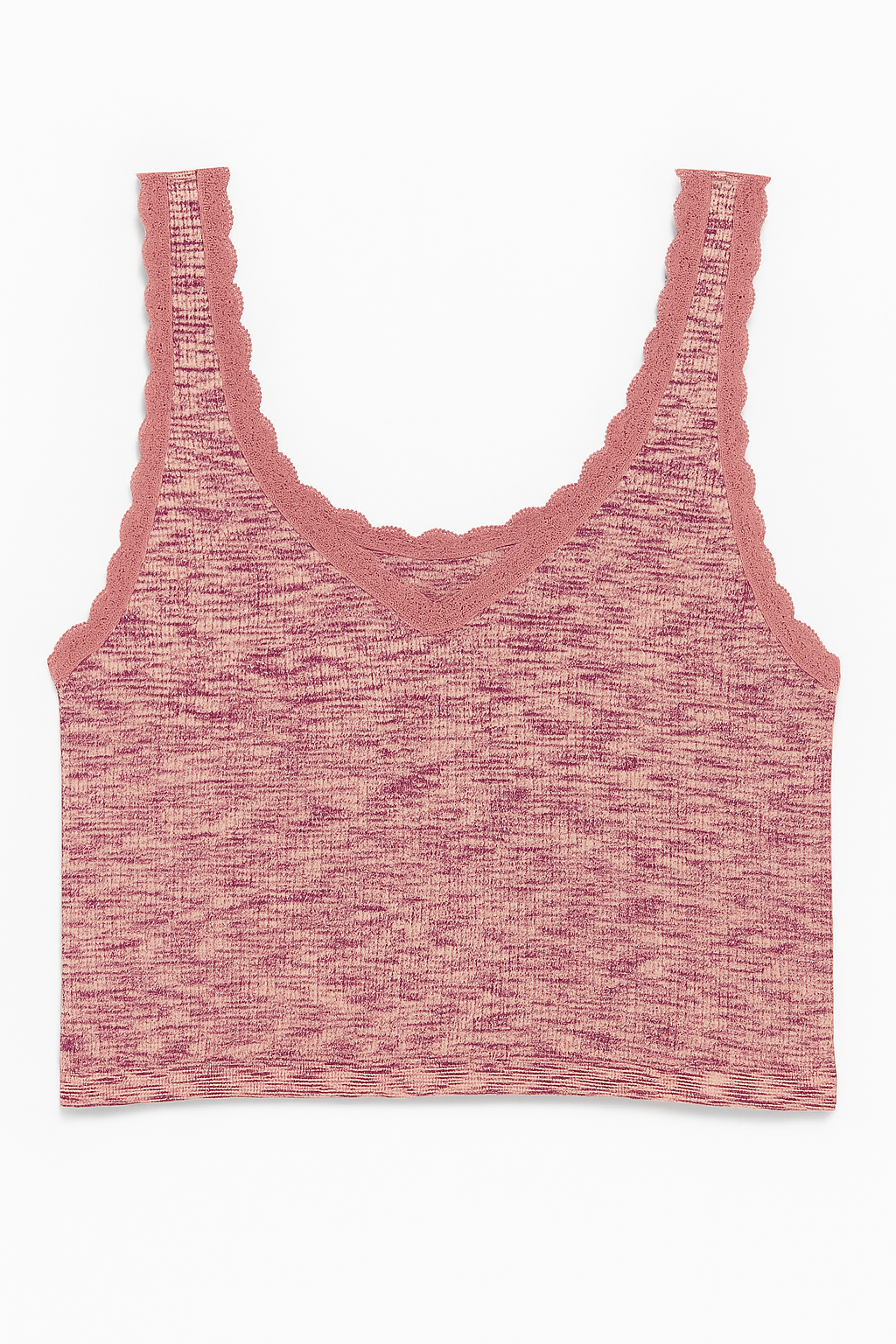 SMLSS W2W LACE TNK SD DKPINK 648 L