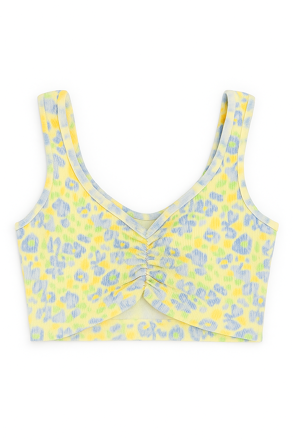 SMLSS CNCHFRNT TNK PR FLORAL WHITE L