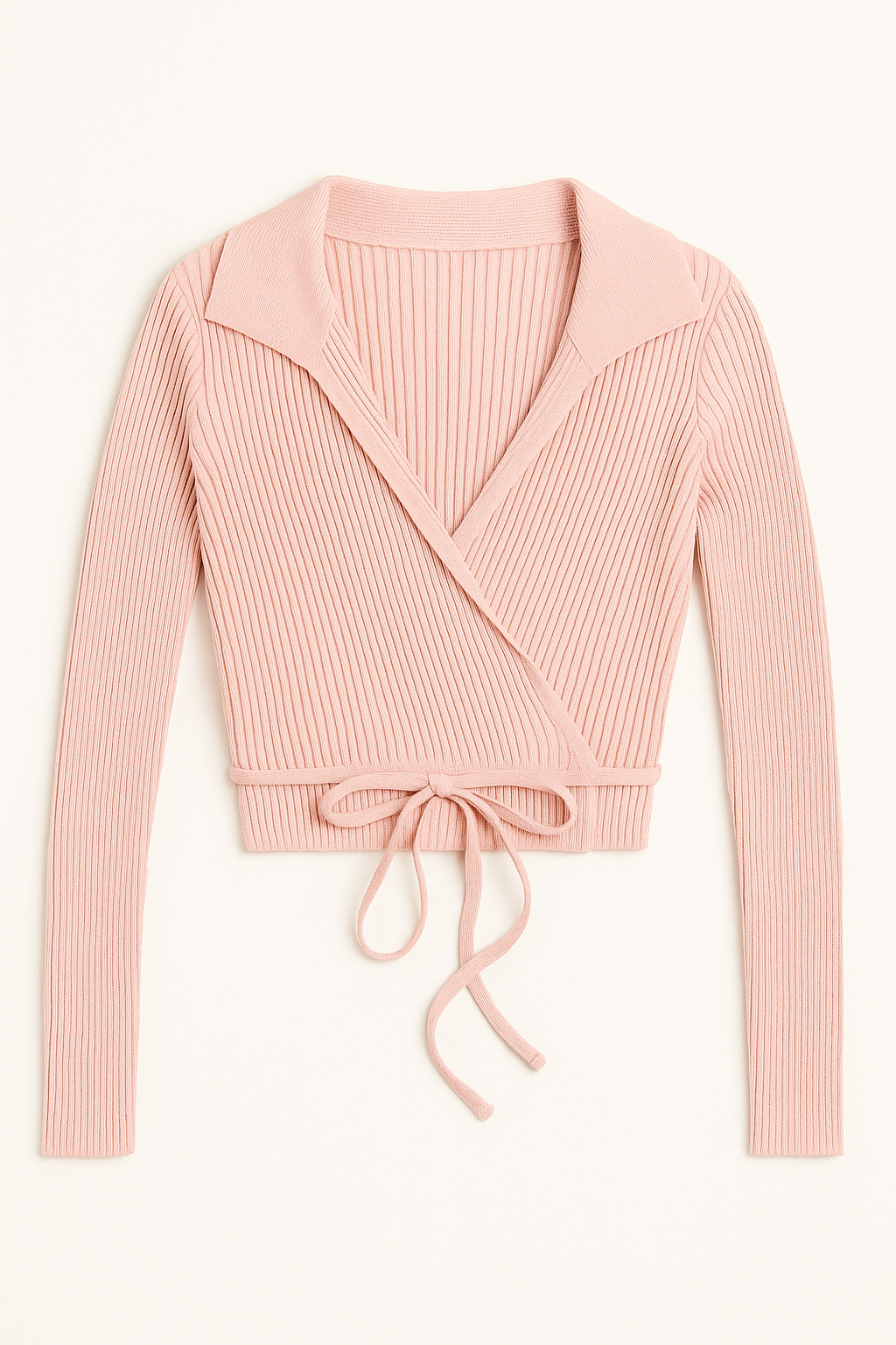 EE POLO WRAPPED TOP DKBRWN 227 XS