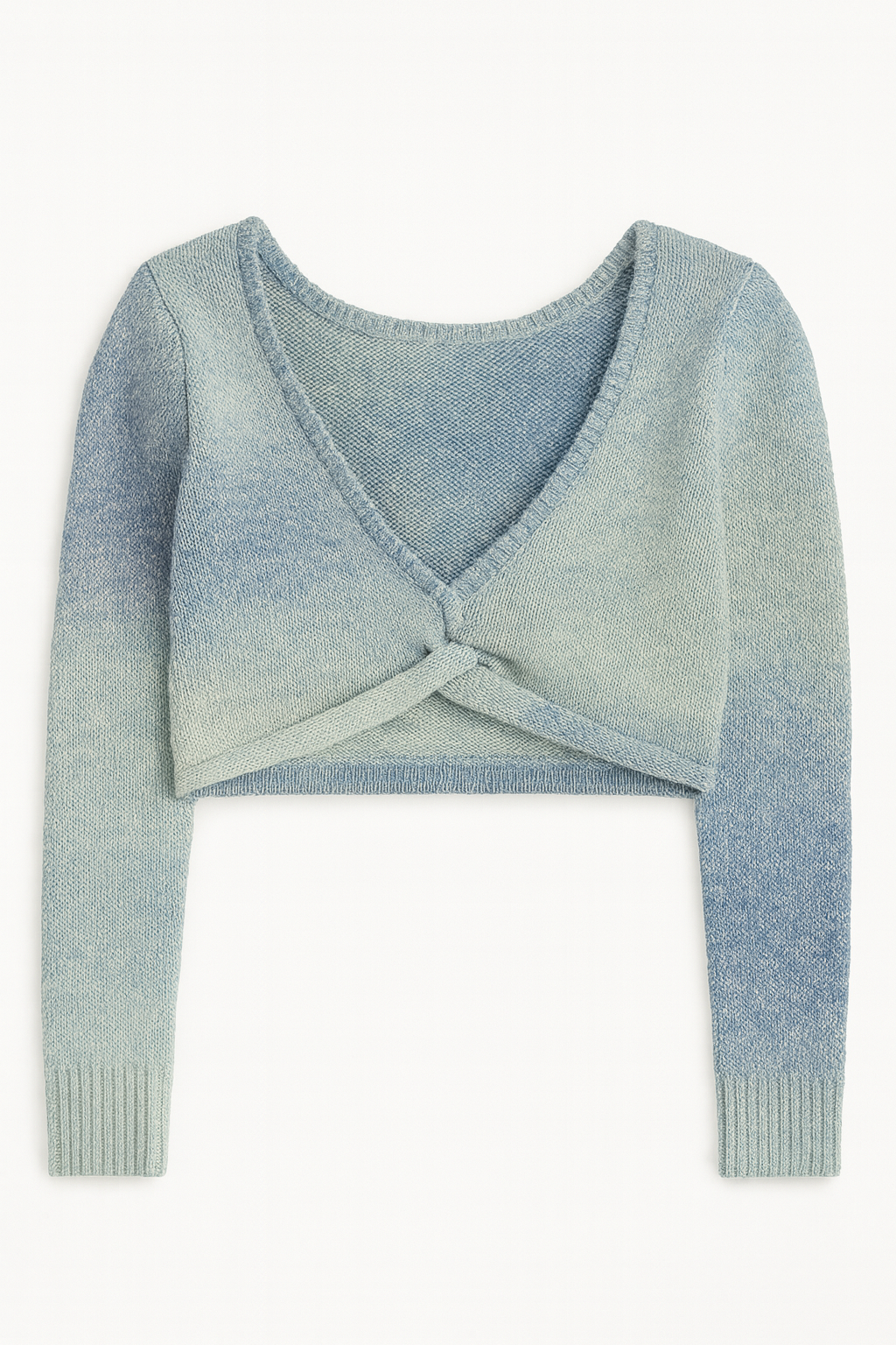 CROPPED TWISTED VNECK MULTI 901 M