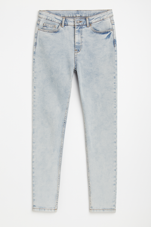 ACID W MID RISE SKNY LB DENIM 2630