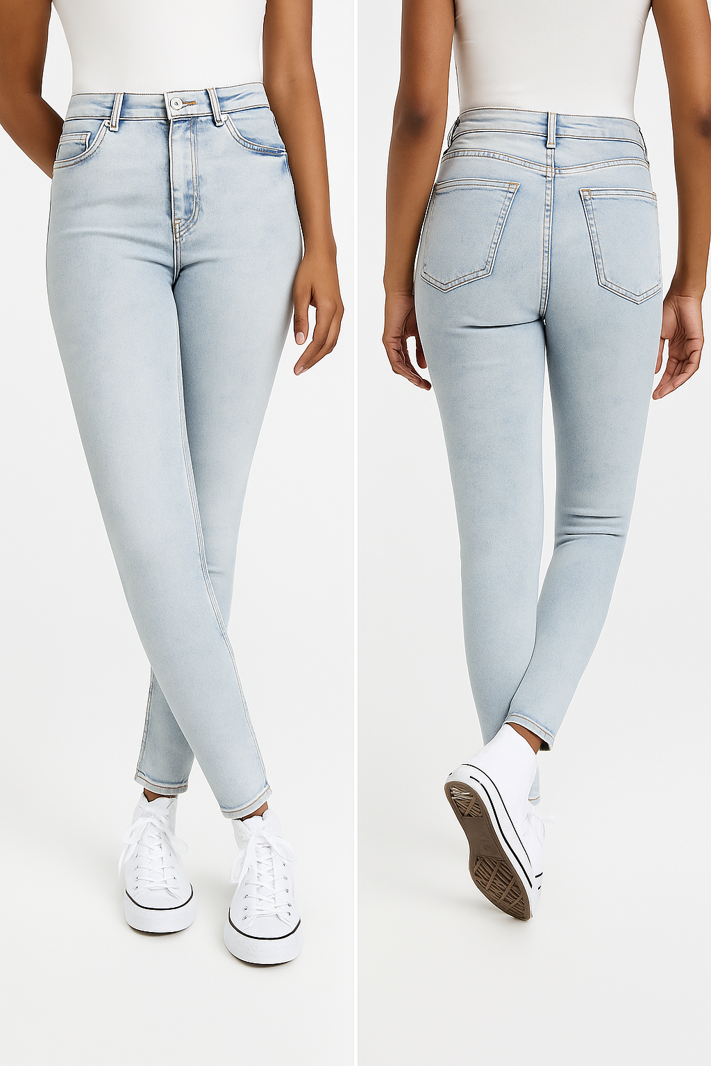 ACID W MID RISE SKNY LB DENIM 2630